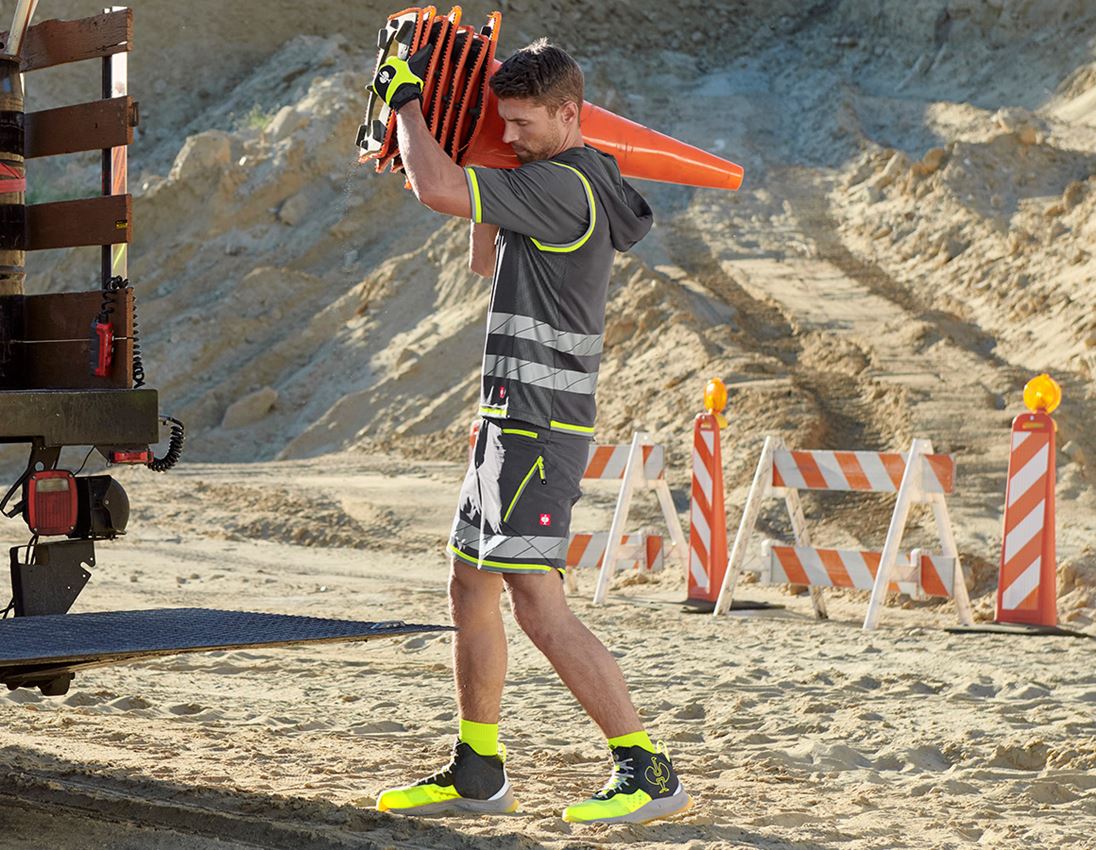 Clothing: Reflex functional shorts e.s.ambition + anthracite/high-vis yellow 4