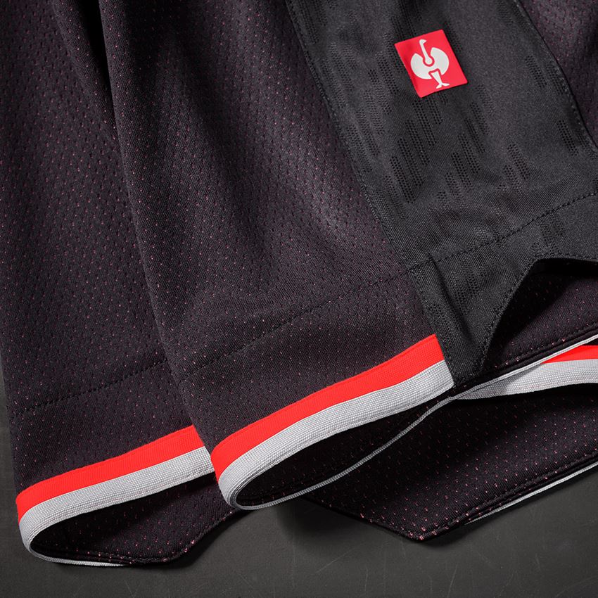 Clothing: Functional shorts e.s.ambition + black/high-vis red 2