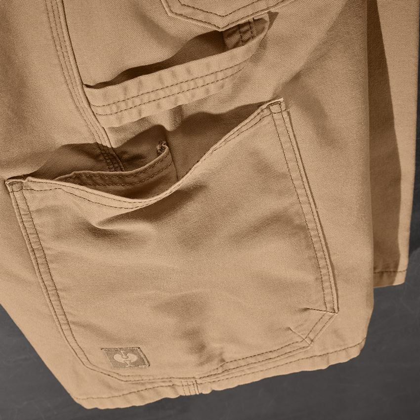 Work Trousers: Shorts e.s.iconic + almondbrown 2