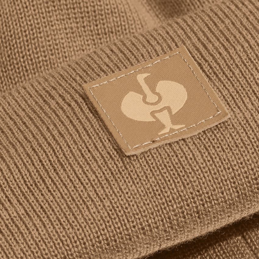 Accessories: Knitted cap e.s.iconic + almondbrown 2