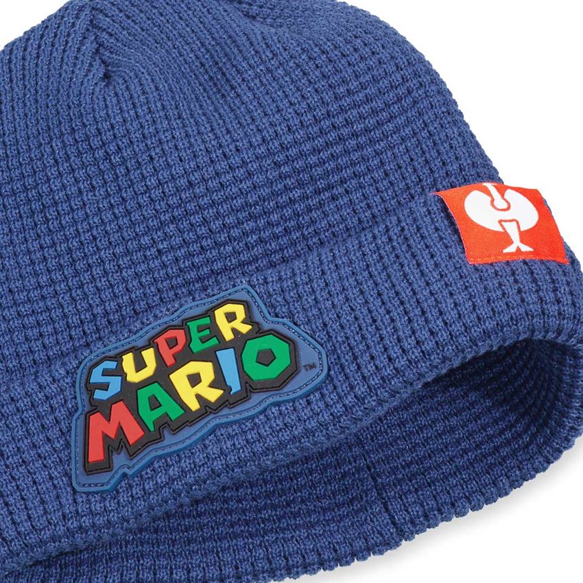 Accessories: Super Mario Knitted Cap, children's + alkaliblue 2