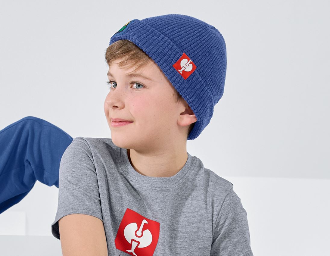 Collaborations: Super Mario Knitted Cap, children's + alkaliblue 1