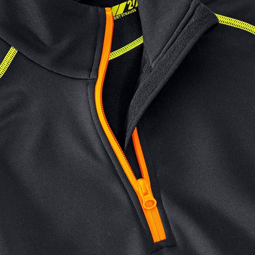 Cold: Funct.-Troyer thermo stretch e.s.motion 2020, la. + black/high-vis yellow/high-vis orange 2