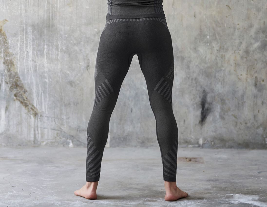 Underwear | Functional Underwear: Functional long-pants e.s.trail seamless-warm + black/basaltgrey 2