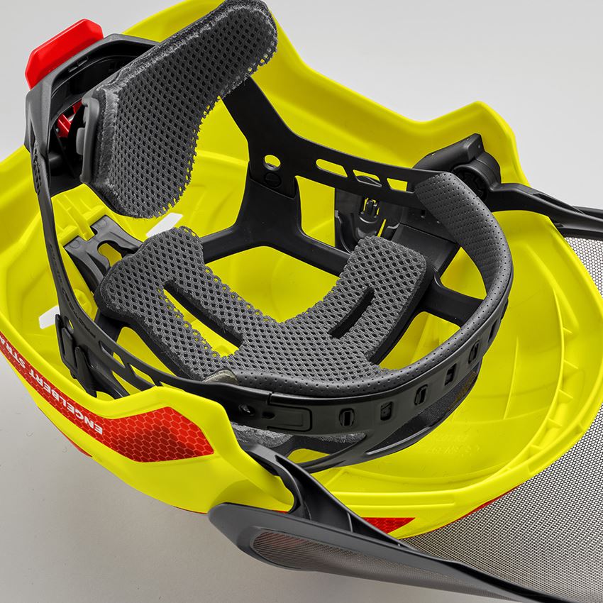 Personal Protection: SET: Forestry helmet Protos + STRAUSSbox 340 midi + high-vis yellow/fiery red 2