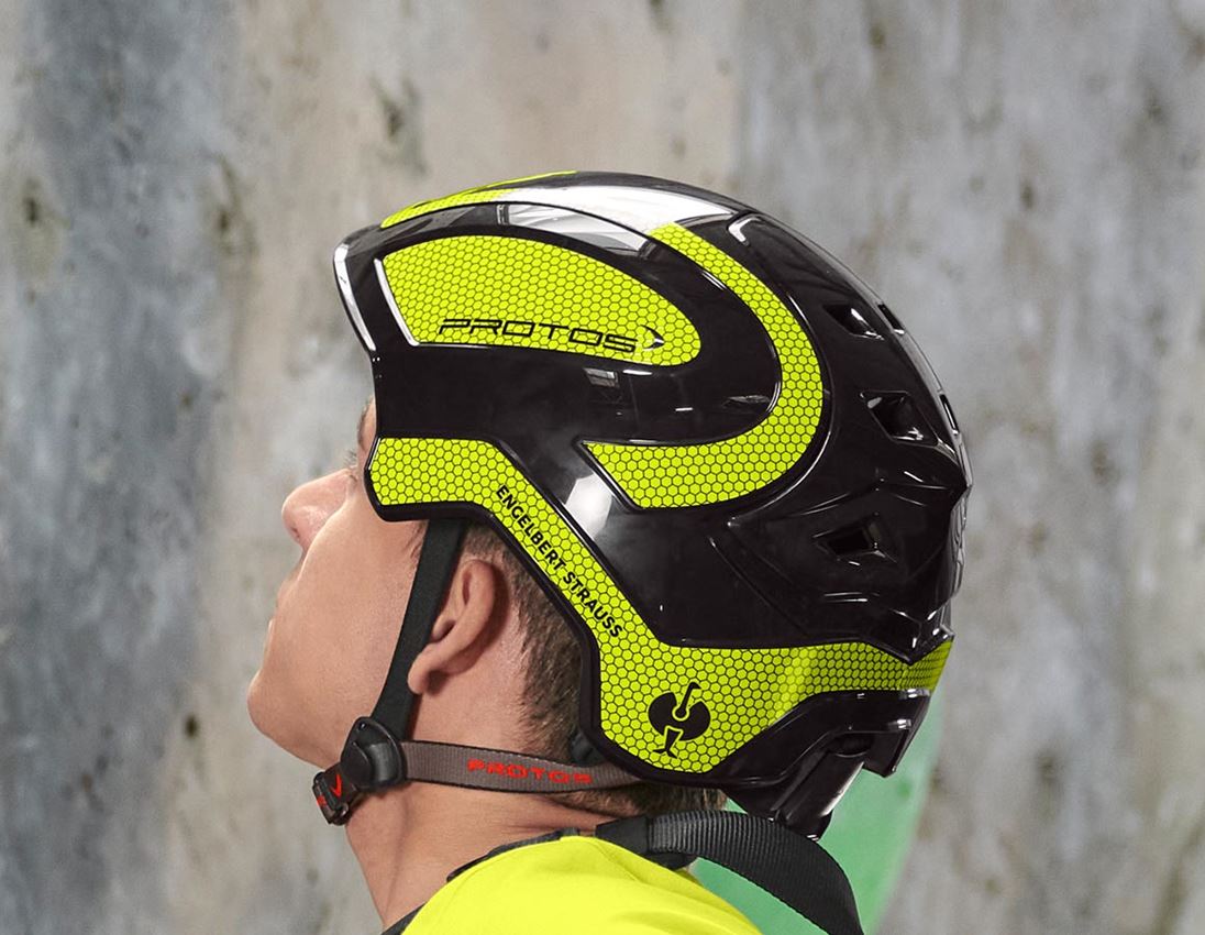 Hard Hats: e.s. Mountaineer and climbing helmet Protos® + black/high-vis yellow 1