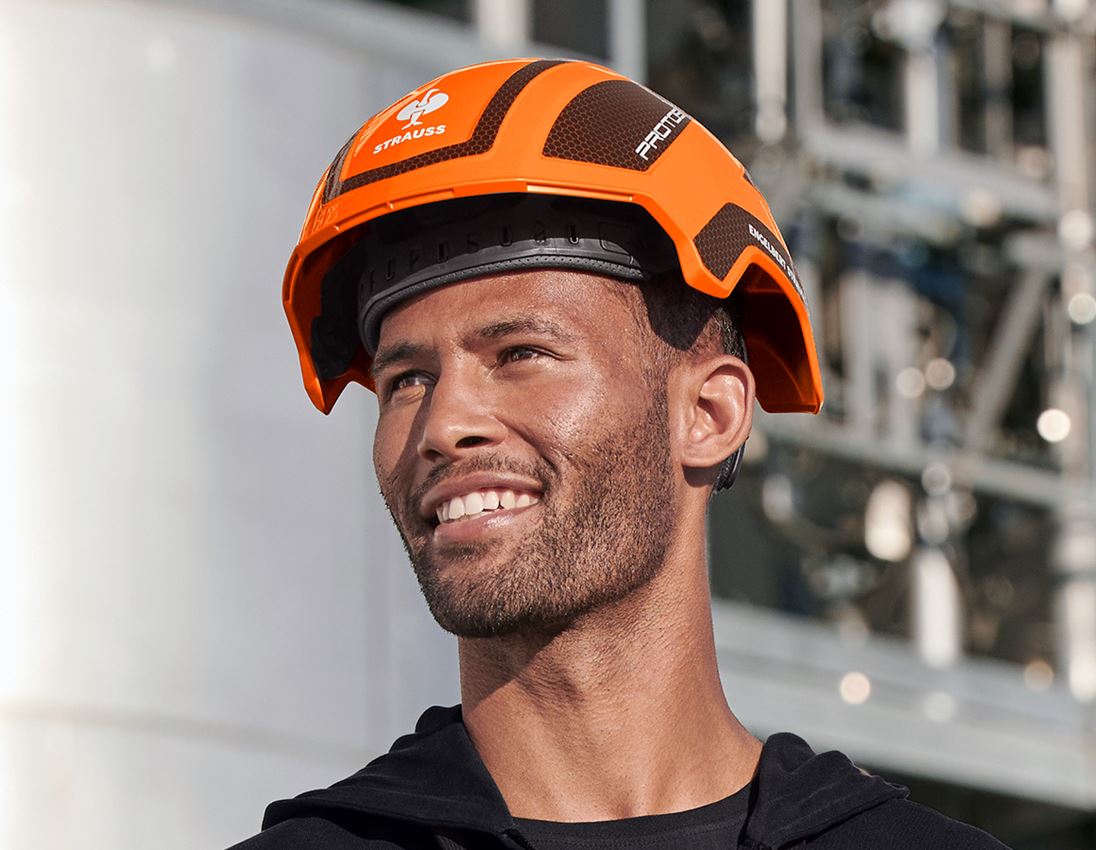 Personal Protection: e.s. Work helmet Protos® + STRAUSSbox 215 midi + orange/black