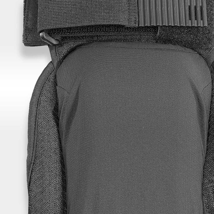 Knee Pad Master Grid 6D: e.s. Kniepolstertasche Pro-Comfort, soft + schwarz/schwarz 2