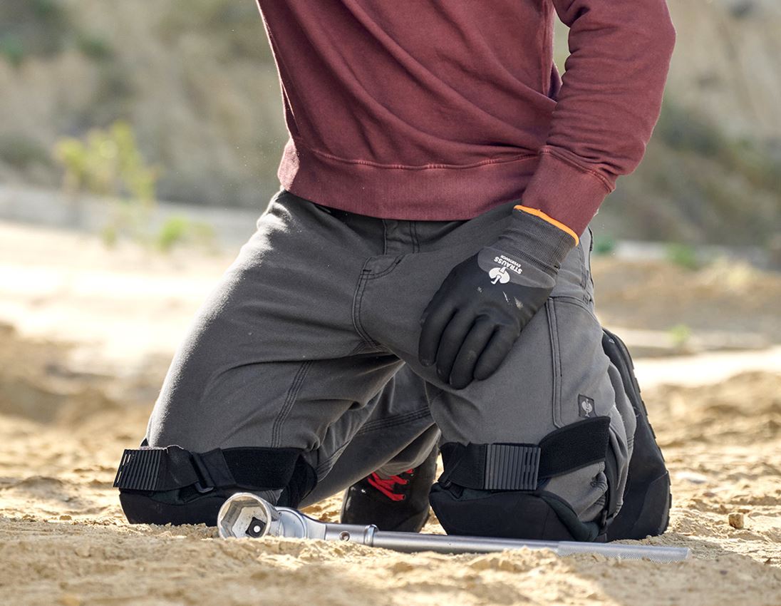 Knee Protectors: e.s. Knee pad pocket Pro-Comfort, rough + black/black 3