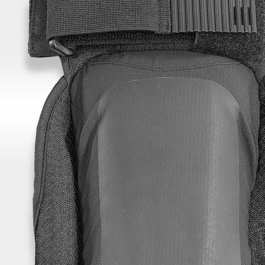 Knee Protectors: e.s. Knee pad pocket Pro-Comfort, rough + black/black 2