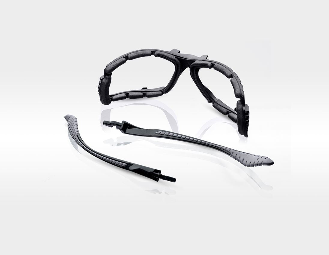 Safety Glasses: e.s. Safety glasses Soho + graphite/black 1