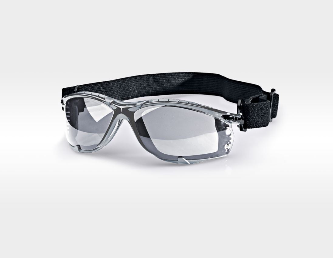 Safety Glasses: e.s. Safety glasses Soho + graphite/black