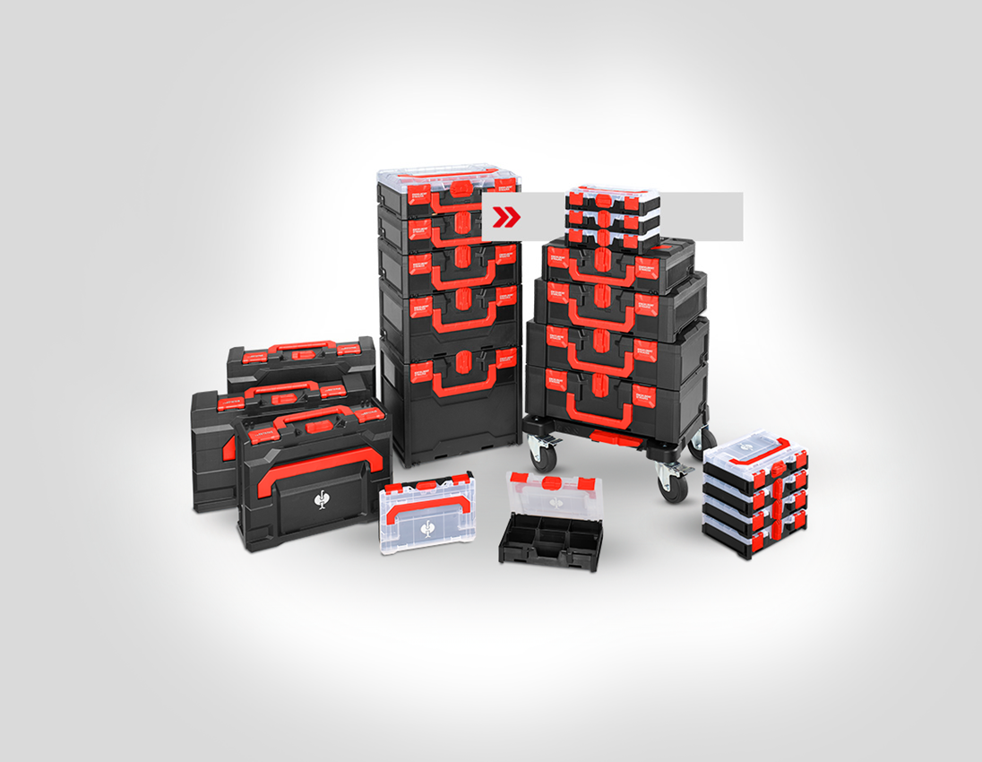 Système STRAUSSbox: STRAUSSbox mini + noir/rouge