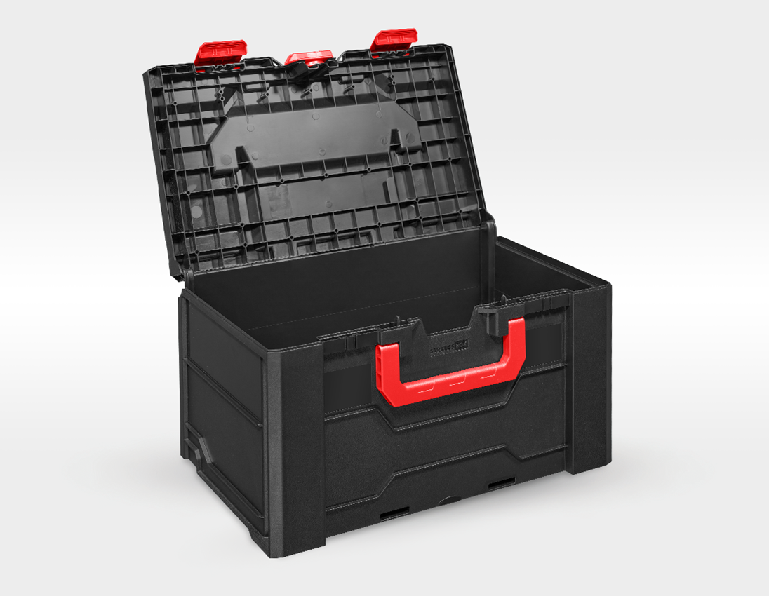 STRAUSSbox System: STRAUSSbox 280 large + schwarz/rot 1