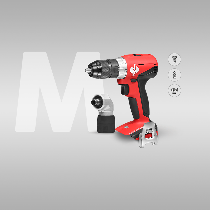 Electrical tools: 18V cordl. angle grinder + drill screwdr. M SET I 2
