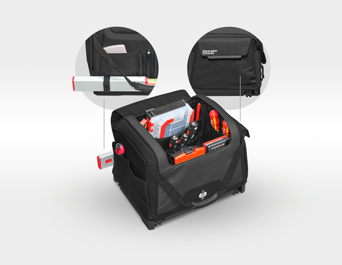 STRAUSSbox System: STRAUSSbox tool bag, closed + black 1