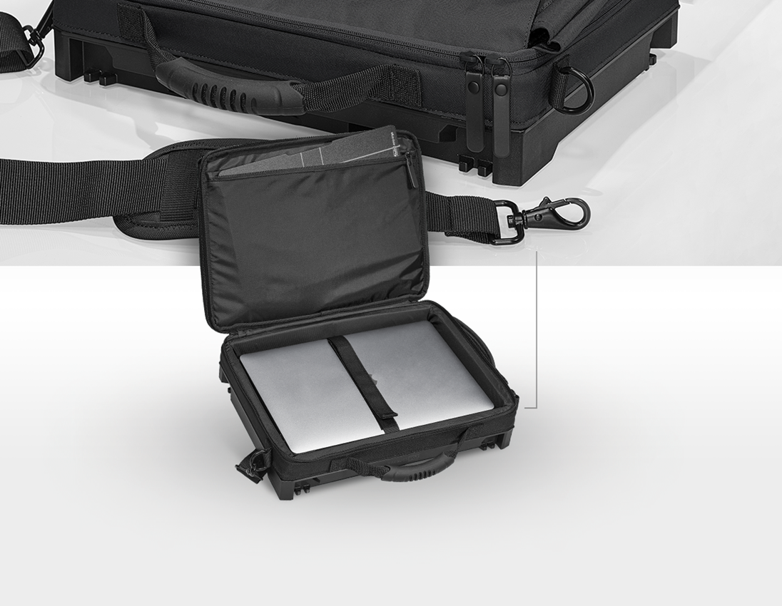 STRAUSSbox System: STRAUSSbox Laptoptasche + schwarz 1