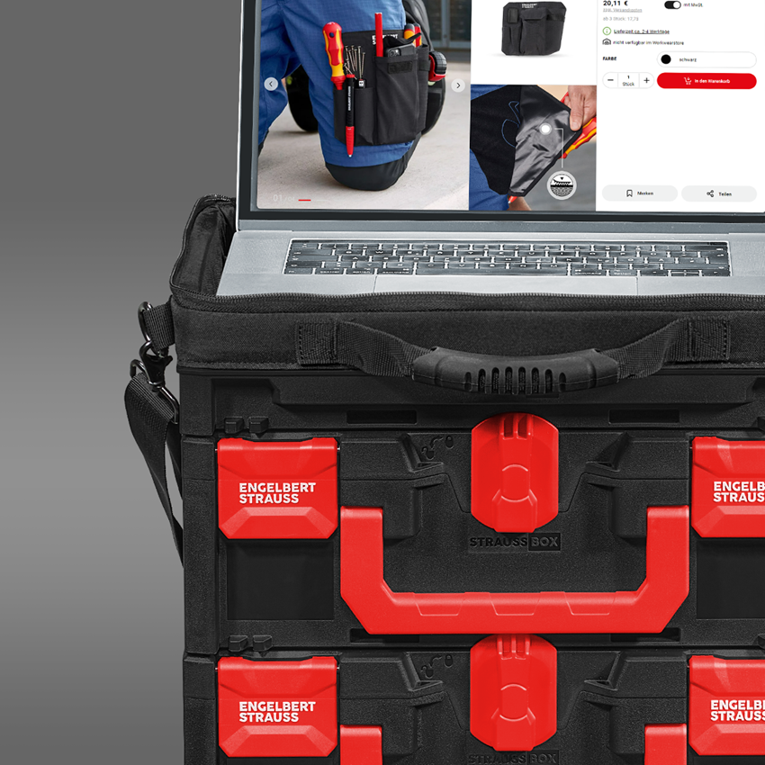 Tools: STRAUSSbox laptop bag + black 2
