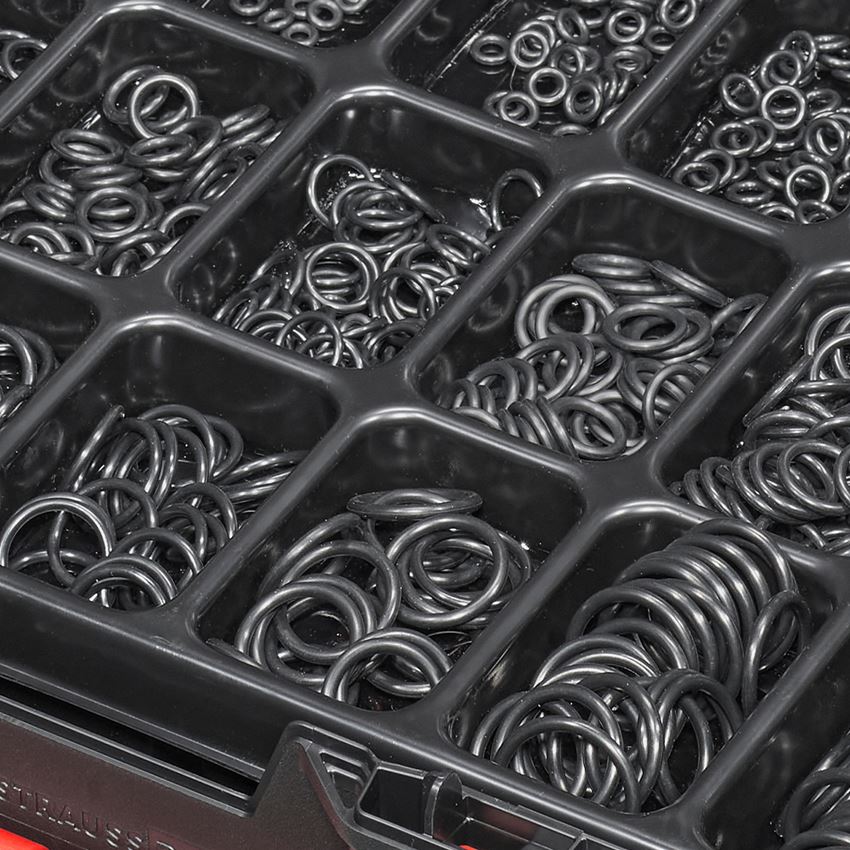 Assorted small parts: O-ring assortment in STRAUSSbox 118 midi 2