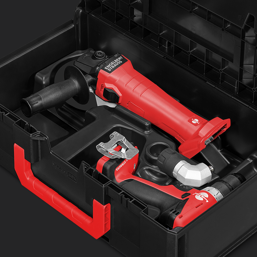 Tools: 18 V cordless angle grinder + drill screwdriver M 2