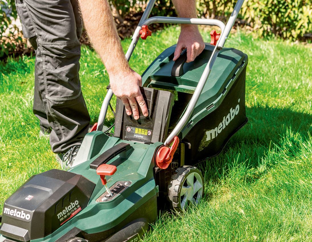 Electrical tools: Metabo 2x 18.0 V cordless lawnmower 3