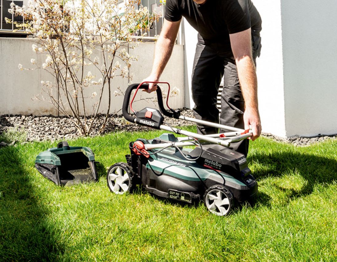 Electrical tools: Metabo 2x 18.0 V cordless lawnmower 5