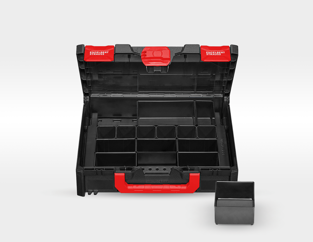 STRAUSSbox System: Tool set elect+multi drill screwdriver+STRAUSSbox + black 2