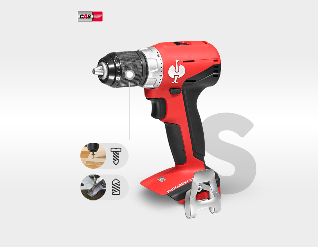 Tools: 18.0 V cordless drill screwdr. S incl. 2.0Ah batt.