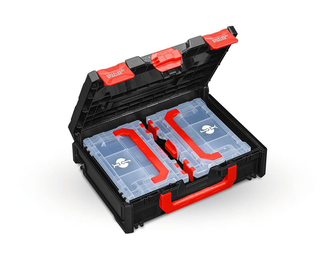 STRAUSSbox System: Socket wrench set pro 3/8 in STRAUSSbox mini 4