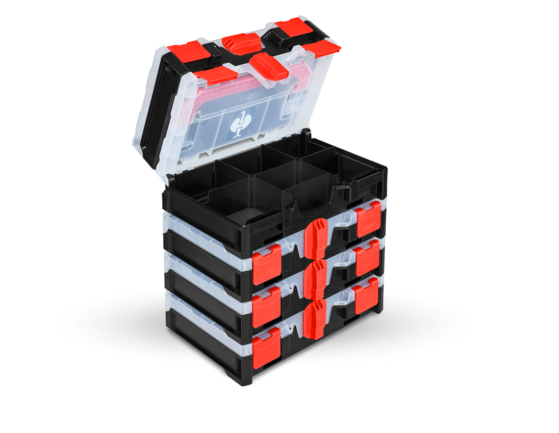 Tool Cases: STRAUSSbox mini set of 5 for 4 1