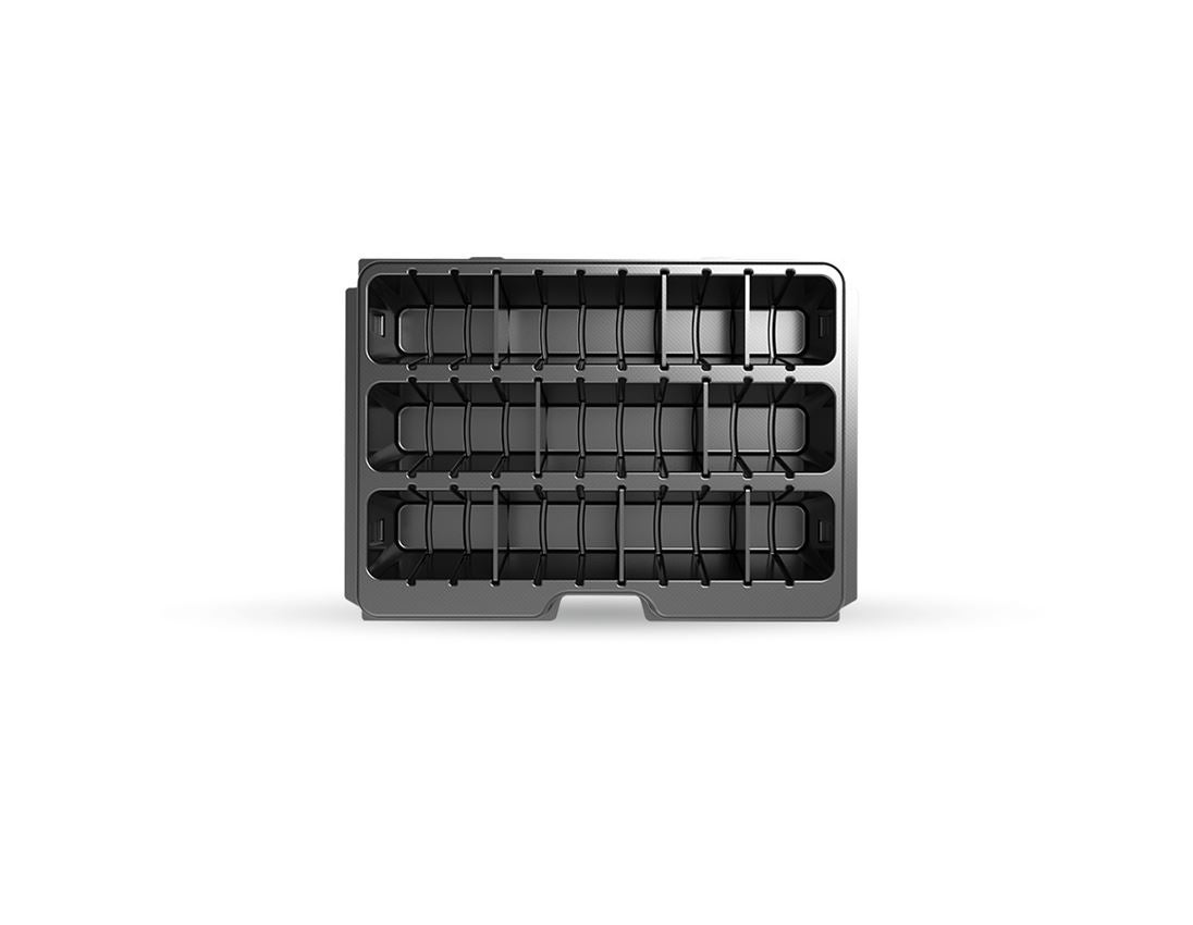 Système STRAUSSbox: Bac pour petites pièces avec 9 séparateurs