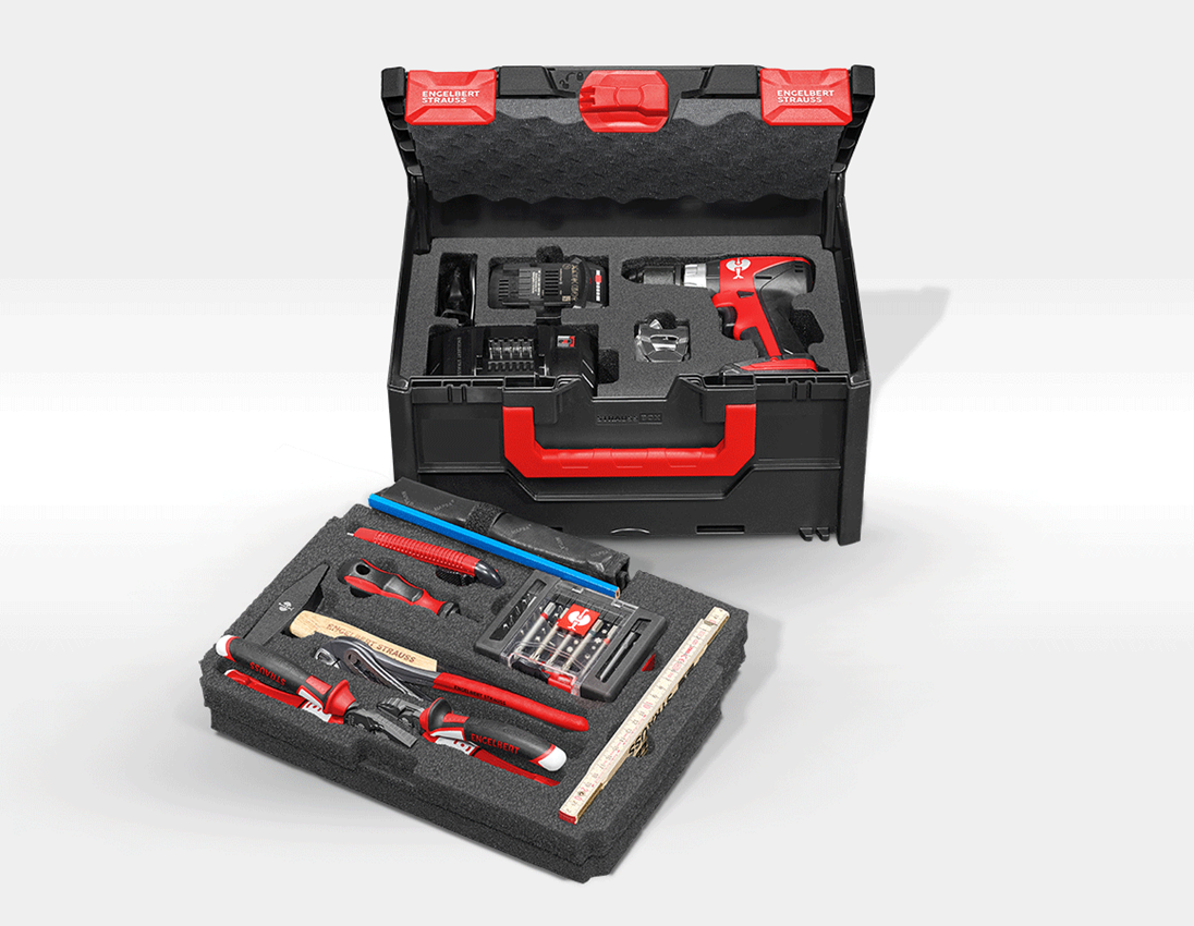Electrical tools: STRAUSSbox tool set 215 midi Allround Profi 1