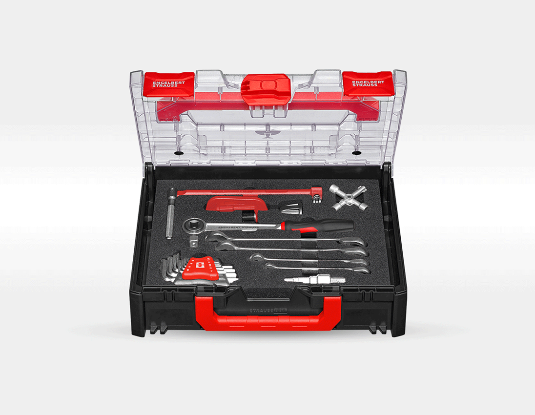 Electrical tools: STRAUSSbox tool set 215 midi Installation Classic 2