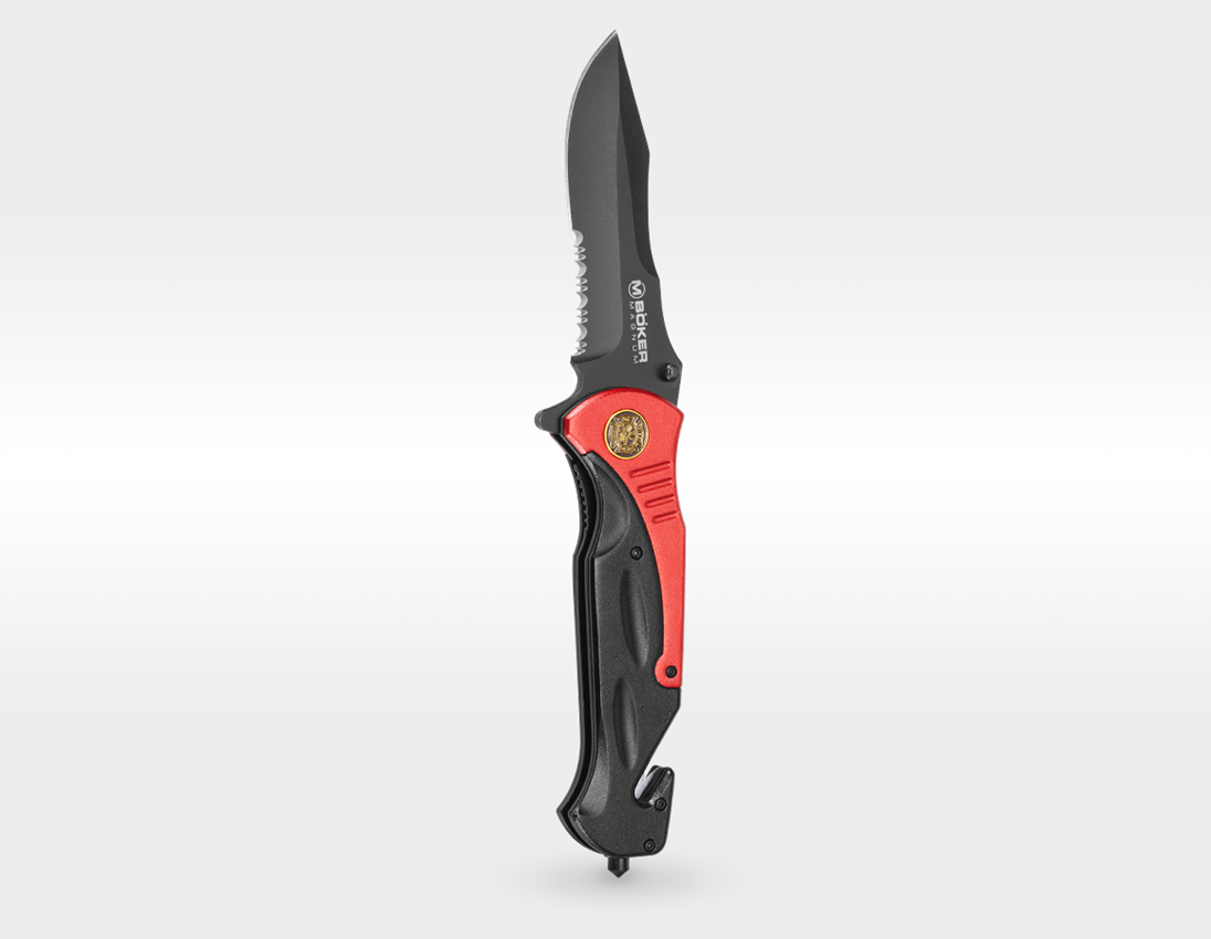 Knives: One-handed work knife fire rescue