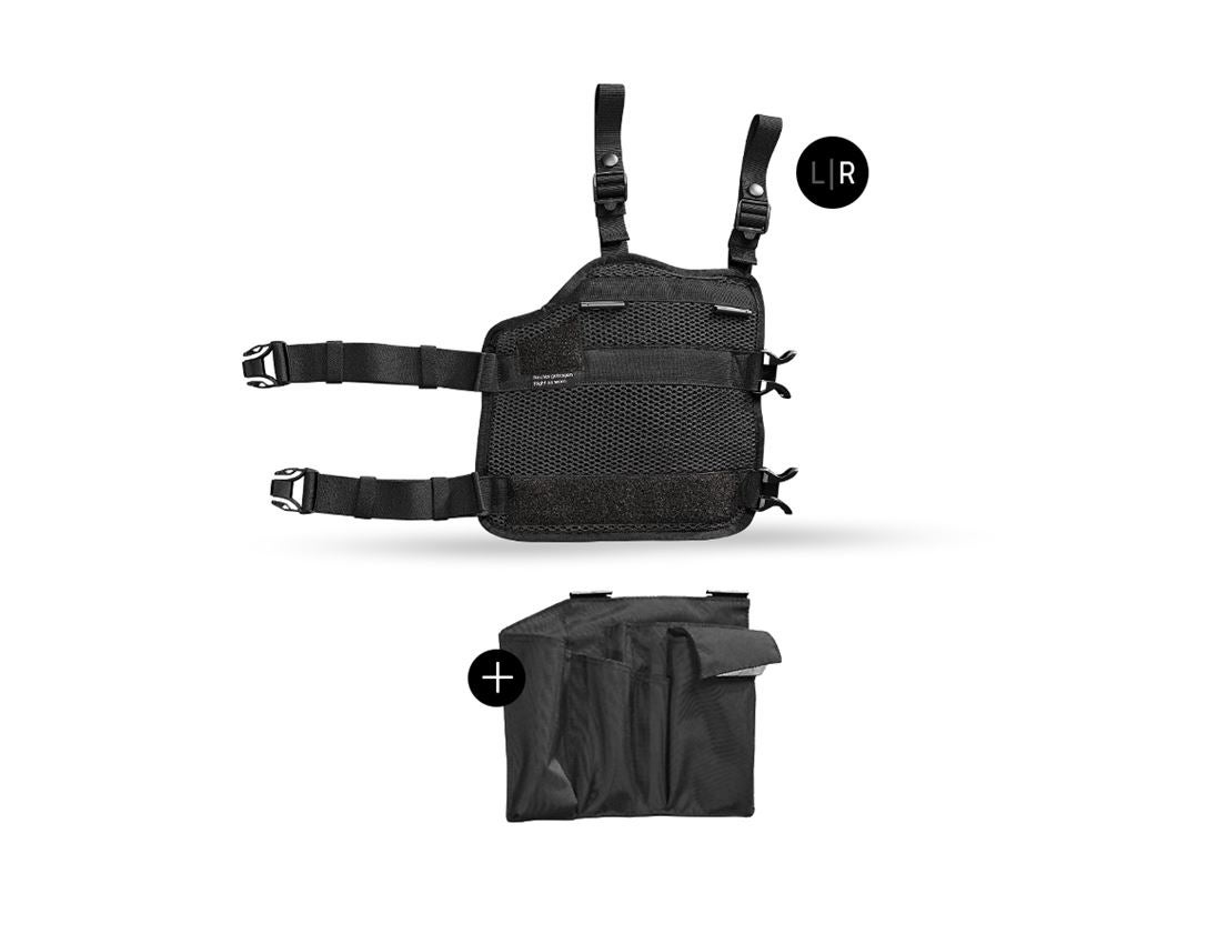 Accessoires: e.s. Werkzeugtaschen-Set Legpack + schwarz 3