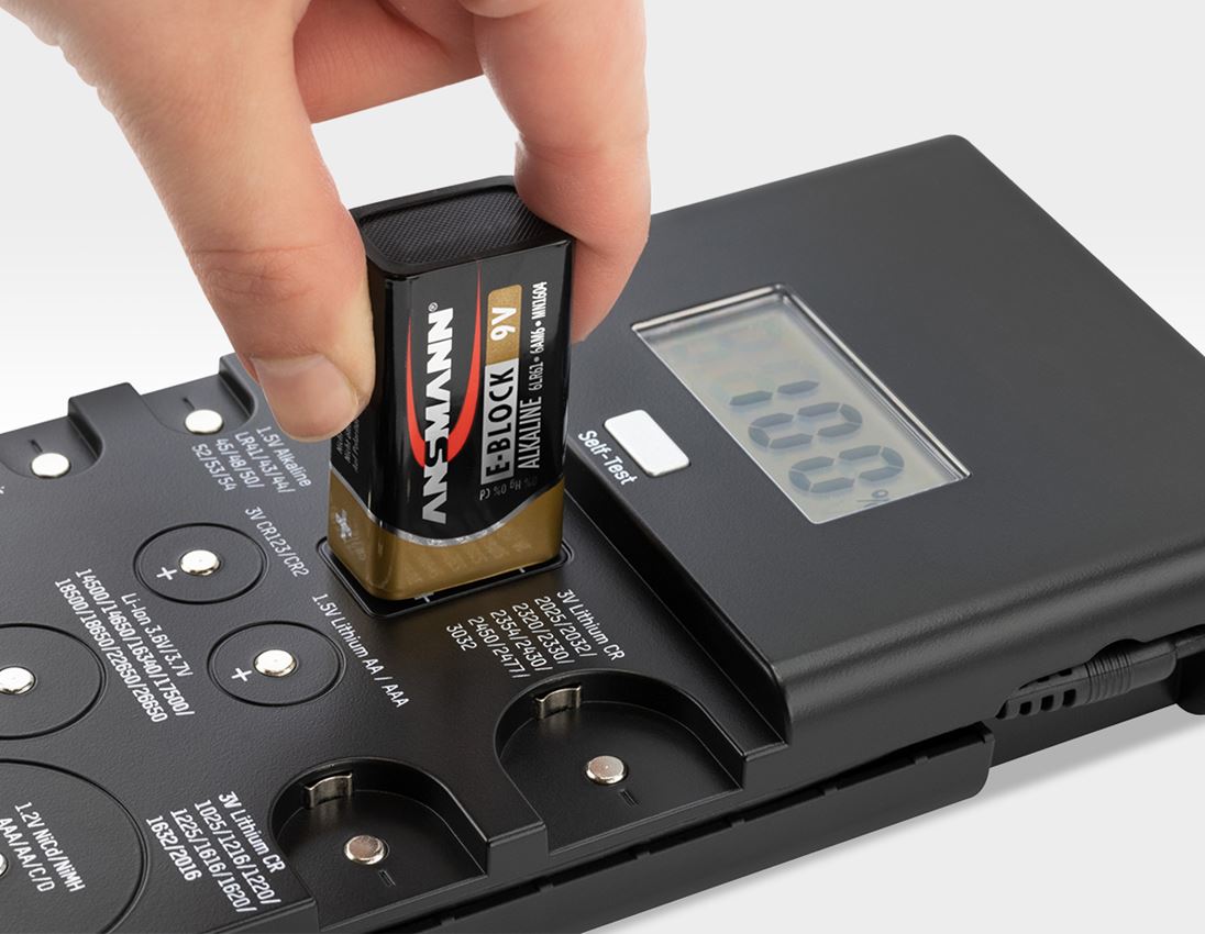 Elektronik: Batterietester LCD 1