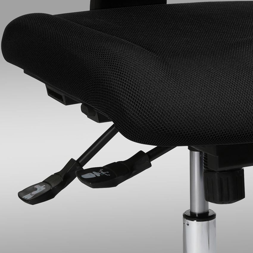 Stühle: Bürodrehstuhl Komfort + schwarz 2