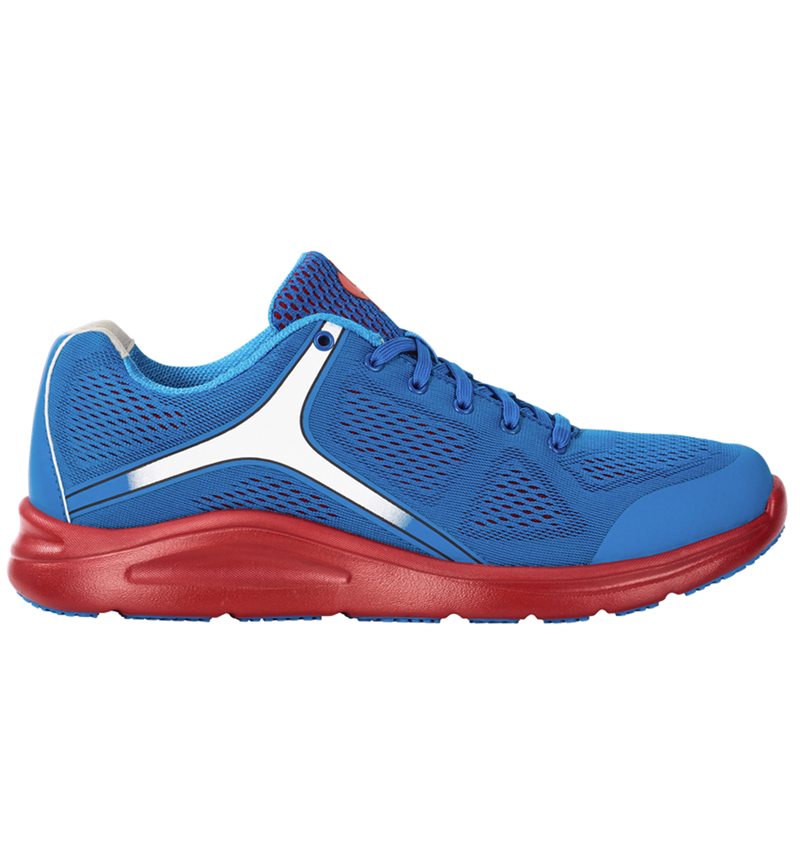 O1: e.s. O1 Work shoes Asterope + gentian blue/fiery red 2