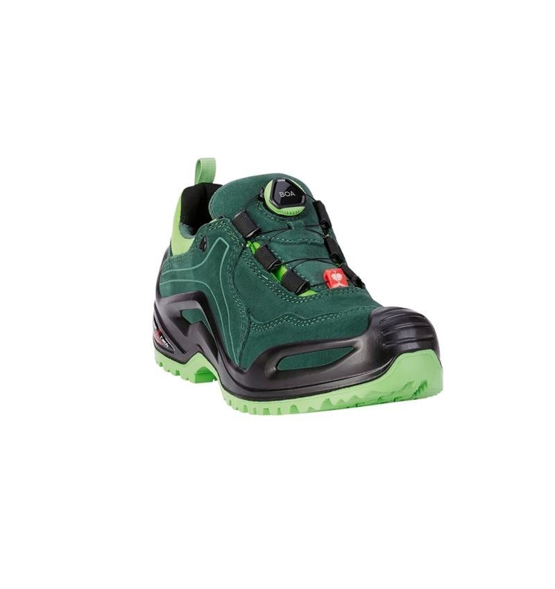 O2: e.s. O2 Work shoes Apate low + green/seagreen 2