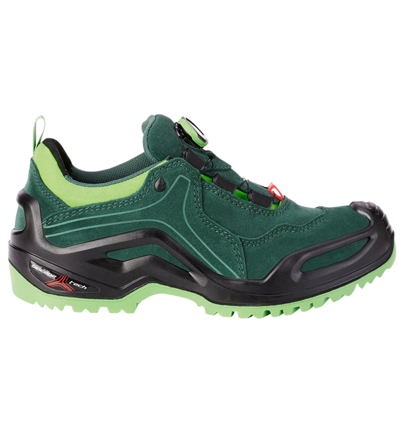 O2: e.s. O2 Work shoes Apate low + green/seagreen 1