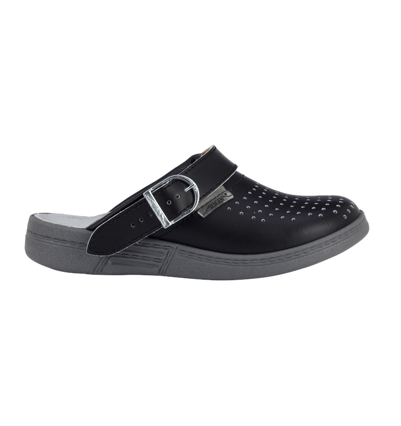 OB: ABEBA OB clogs Tahiti + black 1