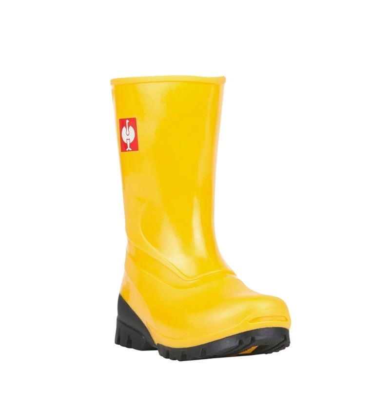 Kids Shoes: Children's boots + yellow 2