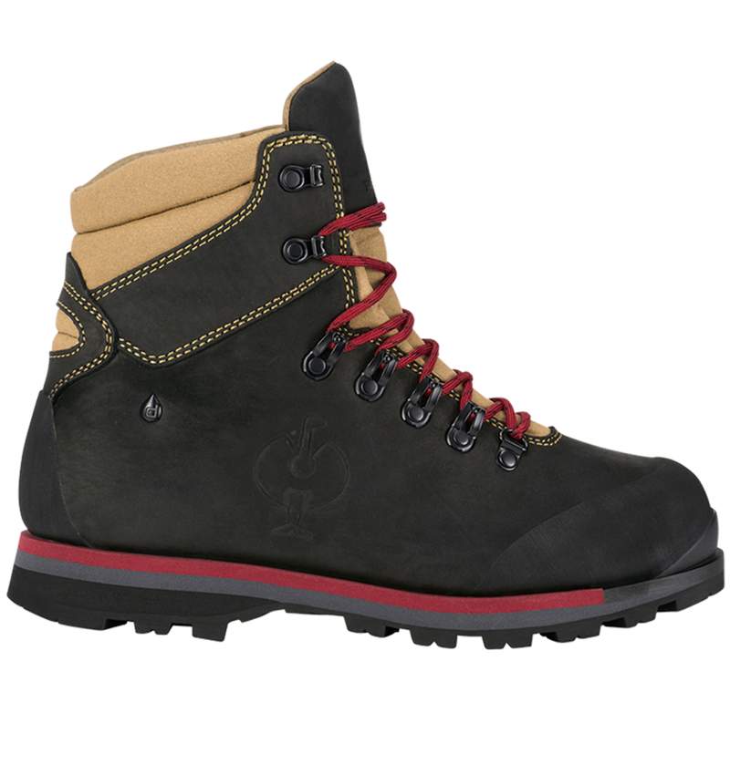 O2: O2 Work shoes e.s. Darak II + black/walnut/ruby 1