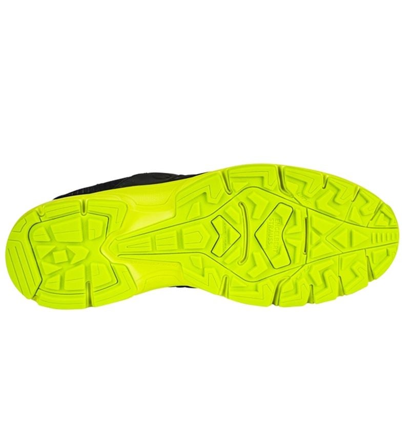 O1: O1 Work shoes e.s. Corvids II low + black/high-vis yellow 4