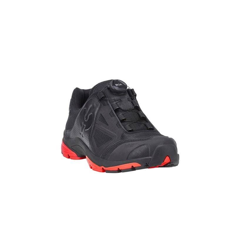 O2: O2 Work shoes e.s. Minkar II + black/high-vis red 4