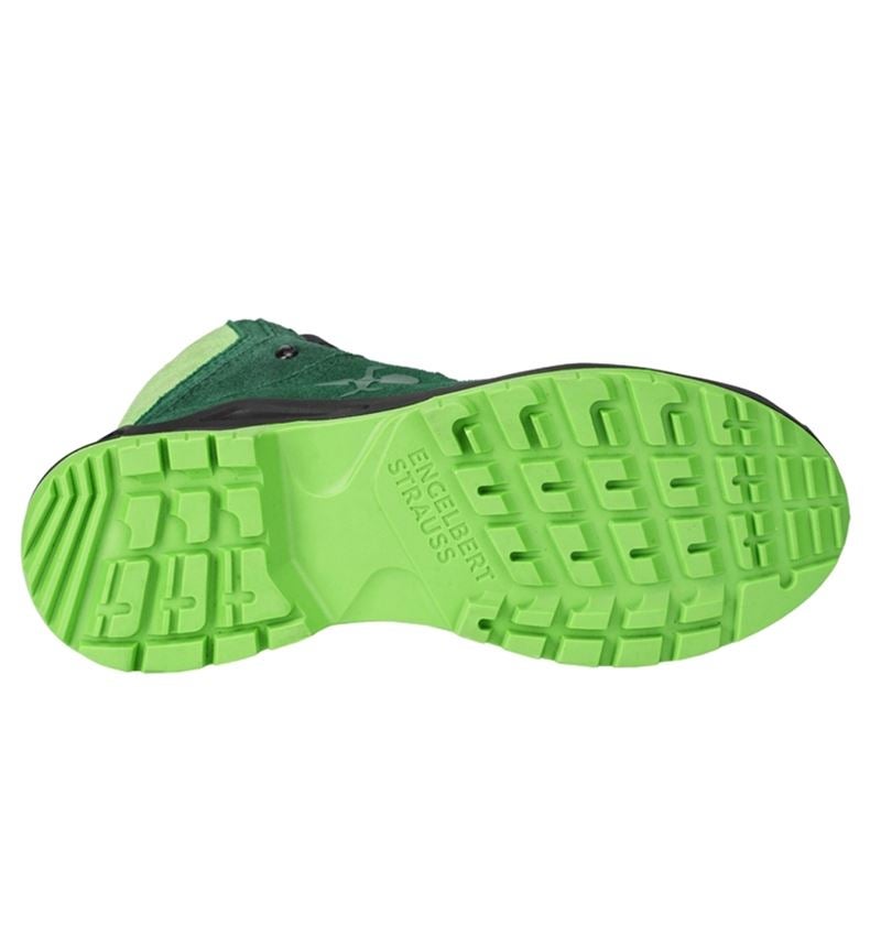 O2: O2 Work shoes e.s. Apate II mid + green/seagreen 4