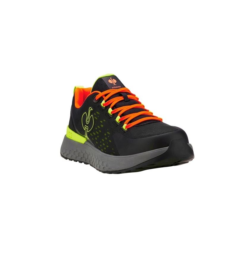 SB: SB Safety shoes e.s. Comoe low + black/high-vis yellow/high-vis orange 2