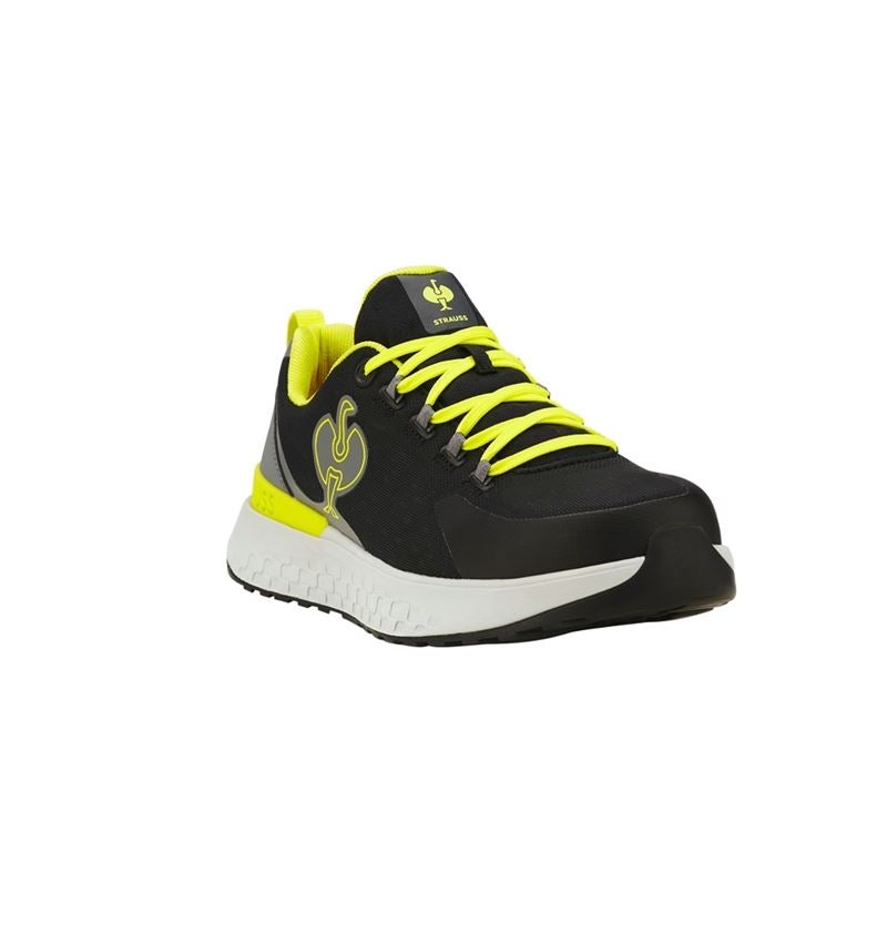 SB: SB Safety shoes e.s. Comoe low + black/acid yellow 3