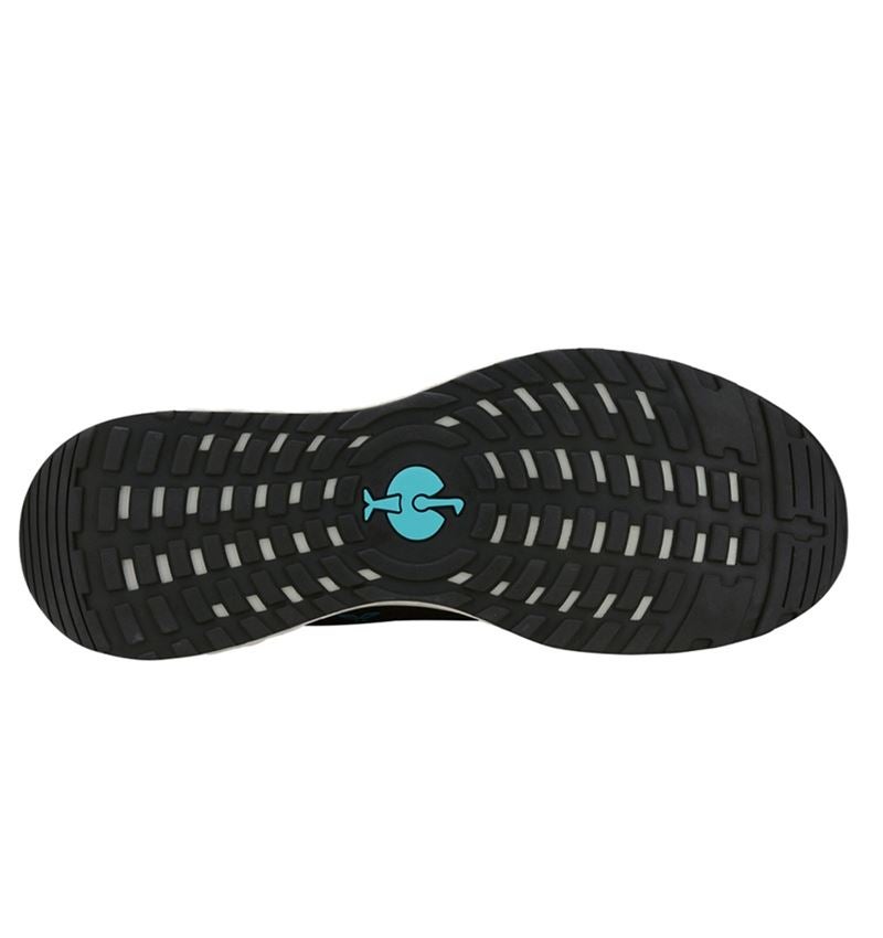 SB: SB Safety shoes e.s. Comoe low + black/lapisturquoise 4