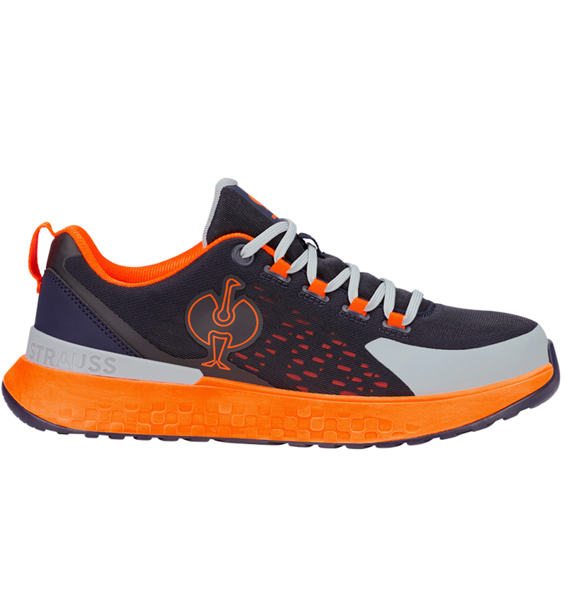 SB: SB Safety shoes e.s. Comoe low + navy/high-vis orange 4
